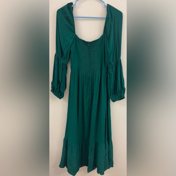 Reformation Mica Puff Sleeved Tiered Midi Dress - Picture 6 of 10